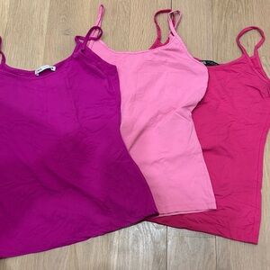 Zara Pink and Purple Camisole Trio